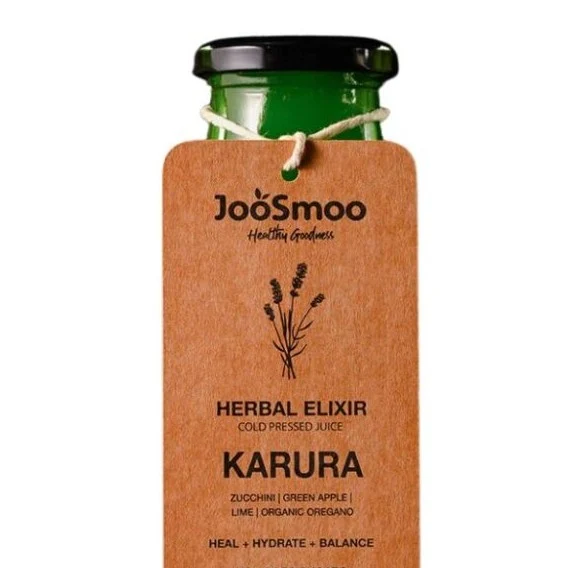 JooSmoo Karura green juice bottle